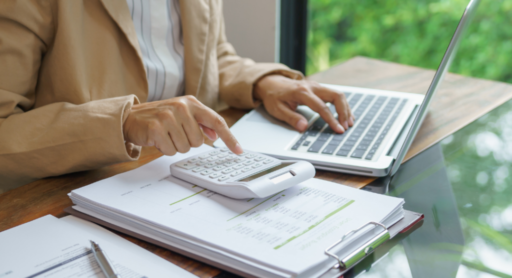 Practice administrator auditing therapy practice billing errors in an EHR billing dashboard